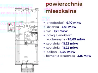 Mieszkanie Warzymice