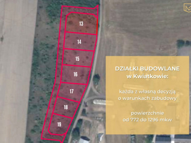 Działka budowlana Kwiatków