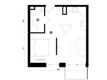 Mieszkanie blok mieszkalny Jelenia Góra