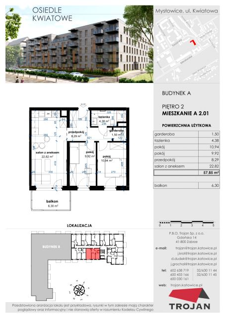 Mieszkanie Janów Miejski-Ćmok, ul. Kwiatowa