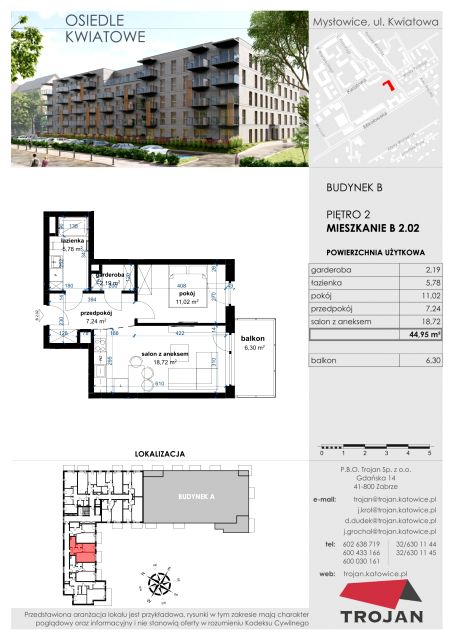 Mieszkanie Janów Miejski-Ćmok, ul. Kwiatowa