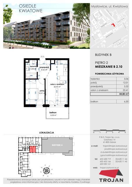 Mieszkanie Janów Miejski-Ćmok, ul. Kwiatowa