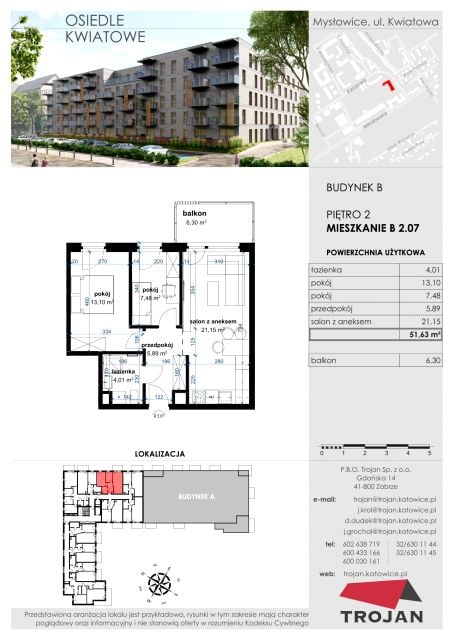 Mieszkanie Janów Miejski-Ćmok, ul. Kwiatowa