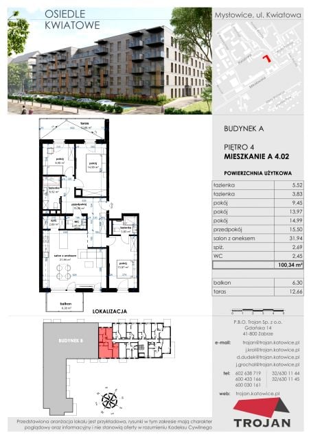 Mieszkanie Janów Miejski-Ćmok, ul. Kwiatowa