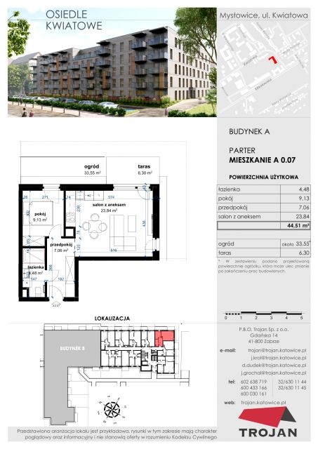 Mieszkanie Janów Miejski-Ćmok, ul. Kwiatowa