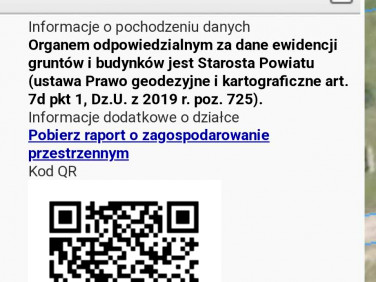 Działka budowlana Wysoka Głogowska