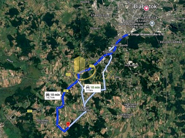 Działka budowlano-rolna Borowskie Gziki sprzedam