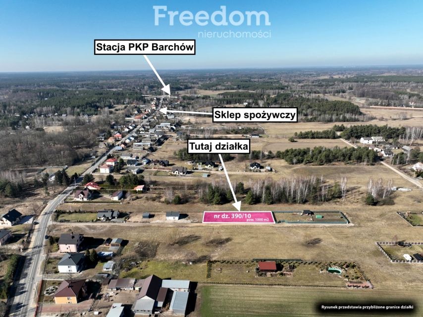 Działka budowlana Barchów sprzedam