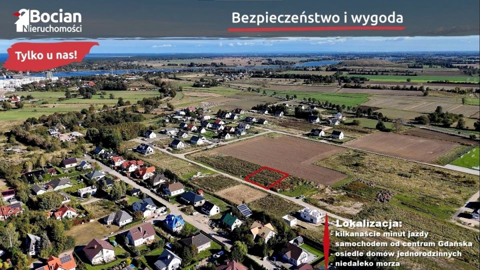 Działka budowlana Wiślinka sprzedam