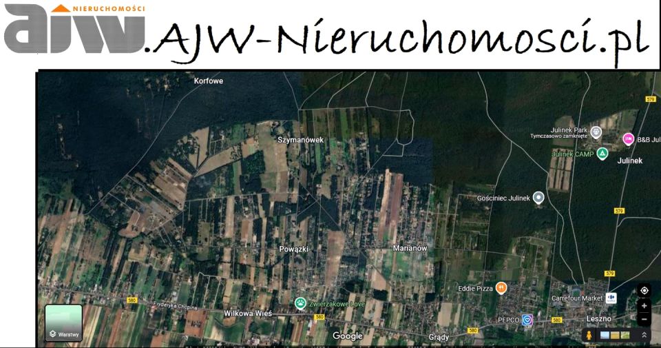 Działka budowlana Szymanówek