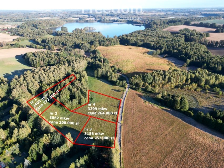 Działka nad jeziorem