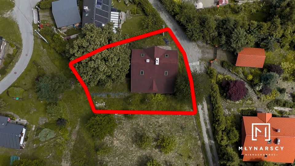 Zabudowana działka Meszna