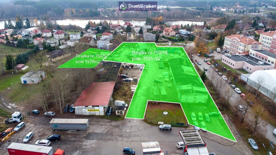 Działka usługowa Dywity