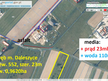 Działka rolna Daleszyce