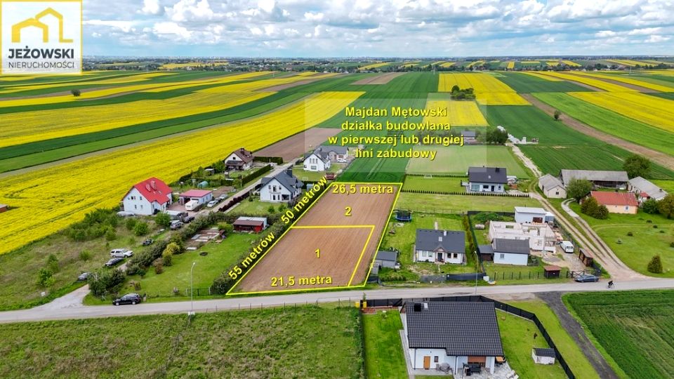 Działka budowlana Majdan Mętowski