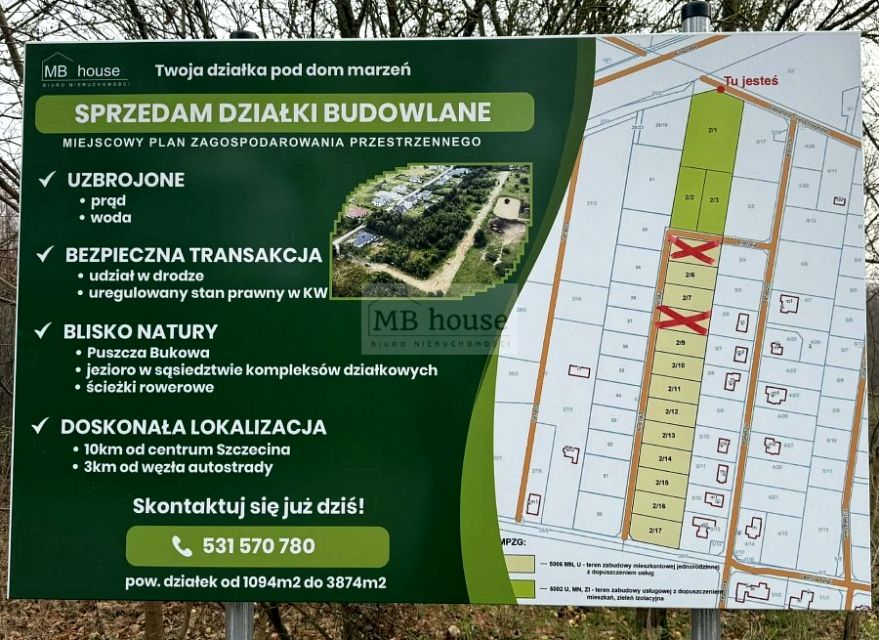Działka budowlana Szczecin sprzedam