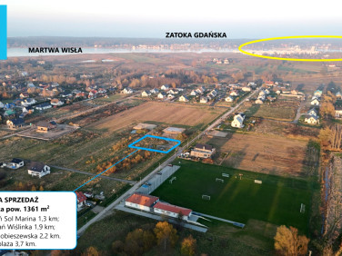 Działka usługowa Wiślinka