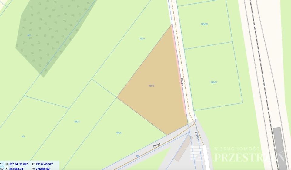 Działka budowlana Strabla