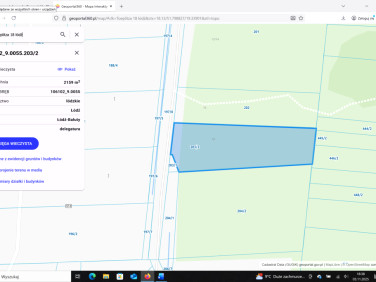 Działka leśna Łódź