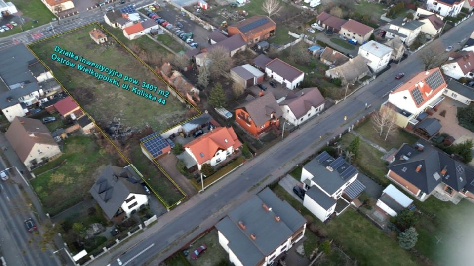 Działka inwestycyjna Ostrów Wielkopolski