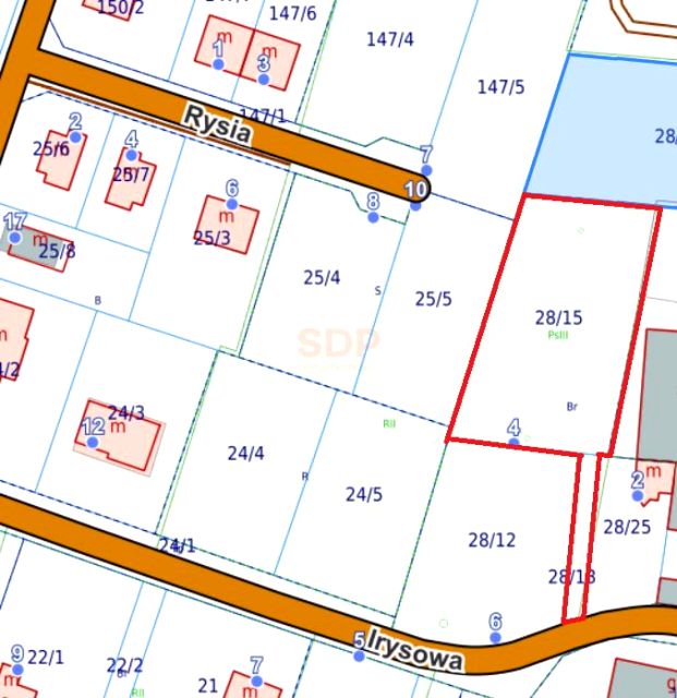 Działka usługowa Suchy Dwór