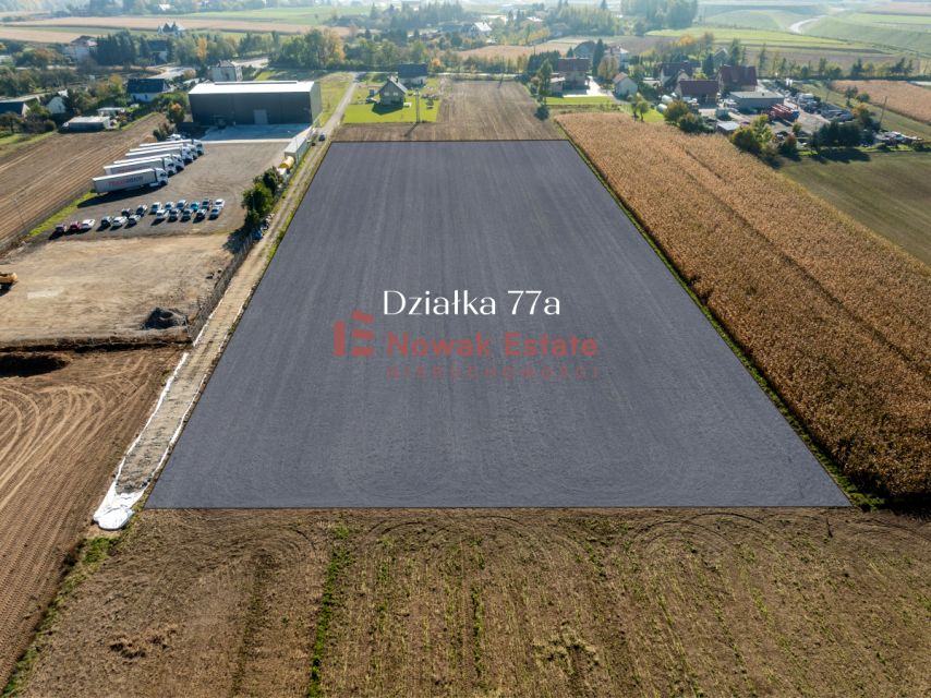 Działka usługowa Widoma