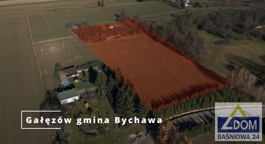 Działka usługowa Gałęzów