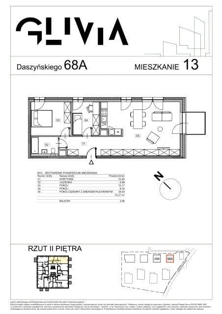 Mieszkanie Wojska Polskiego, ul. Daszyńskiego, 68
