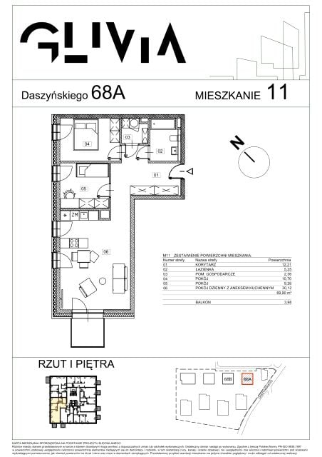 Mieszkanie Wojska Polskiego, ul. Daszyńskiego, 68