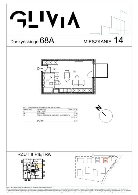 Mieszkanie Wojska Polskiego, ul. Daszyńskiego, 68