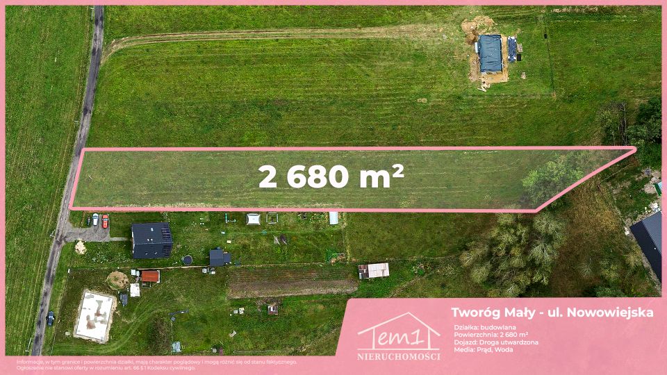 Działka budowlana Tworóg Mały