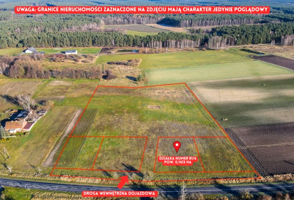 Działka budowlana Kiszewko