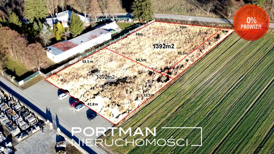 Działka budowlana Osieck