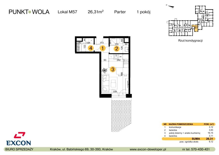 Mieszkanie Wola Duchacka, ul. Trybuny Ludów 15