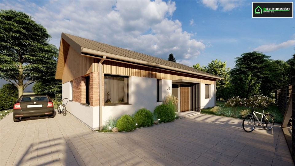 Zabudowana działka Kończyce Wielkie