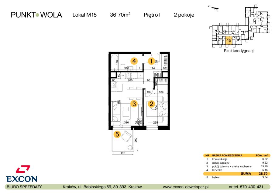Mieszkanie Wola Duchacka, ul. Trybuny Ludów 15
