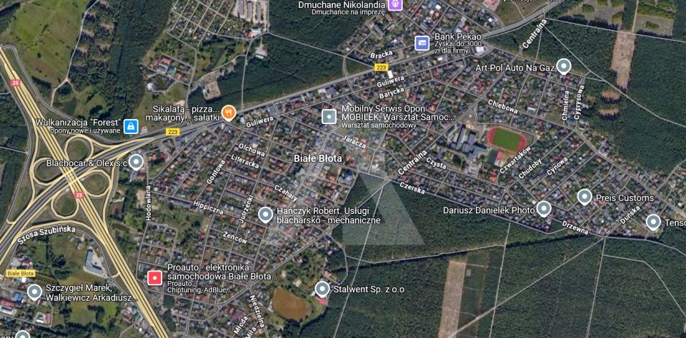 Działka Białe Błota