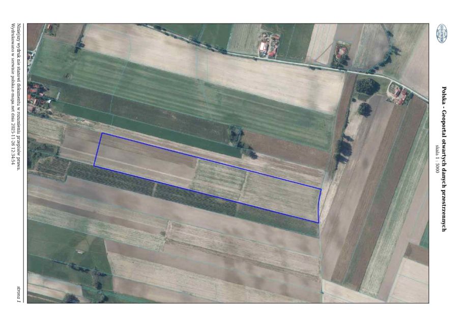 Działka rolna Binino