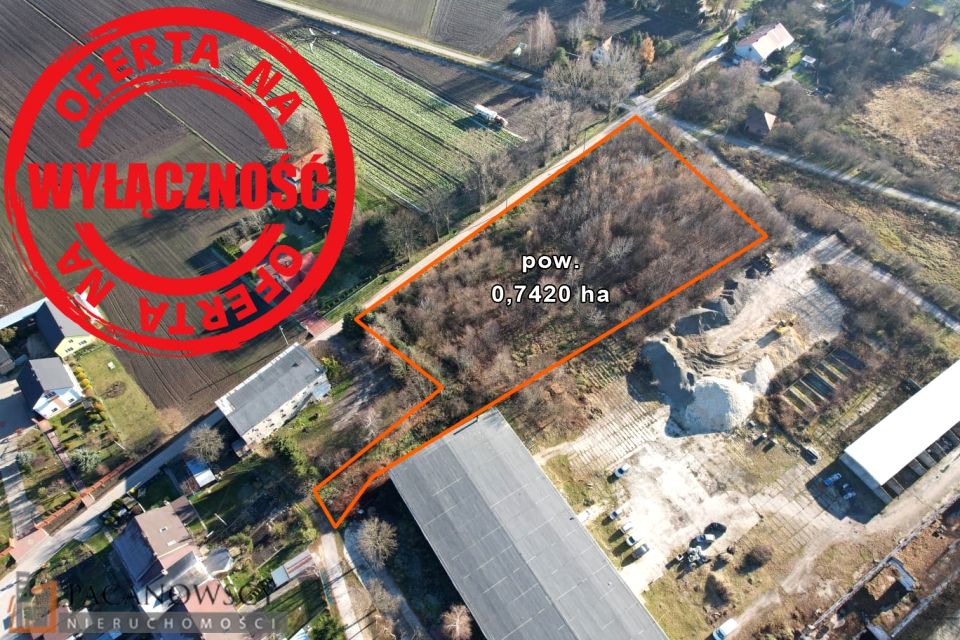 Działka usługowa Klimontów