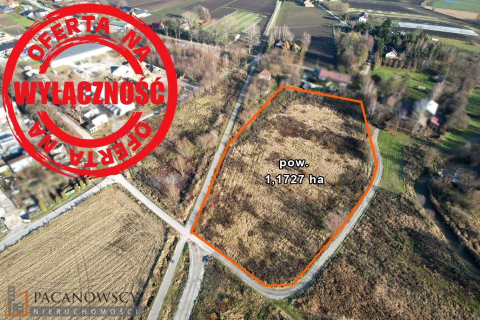 Działka inwestycyjna Klimontów