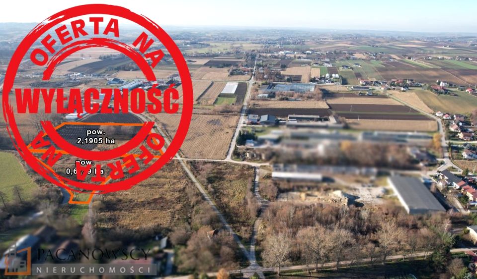 Działka usługowa Klimontów