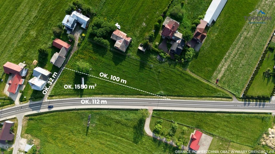 Działka inwestycyjna Groń