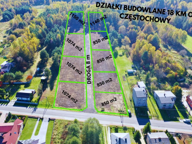 Działka budowlana Starcza sprzedam