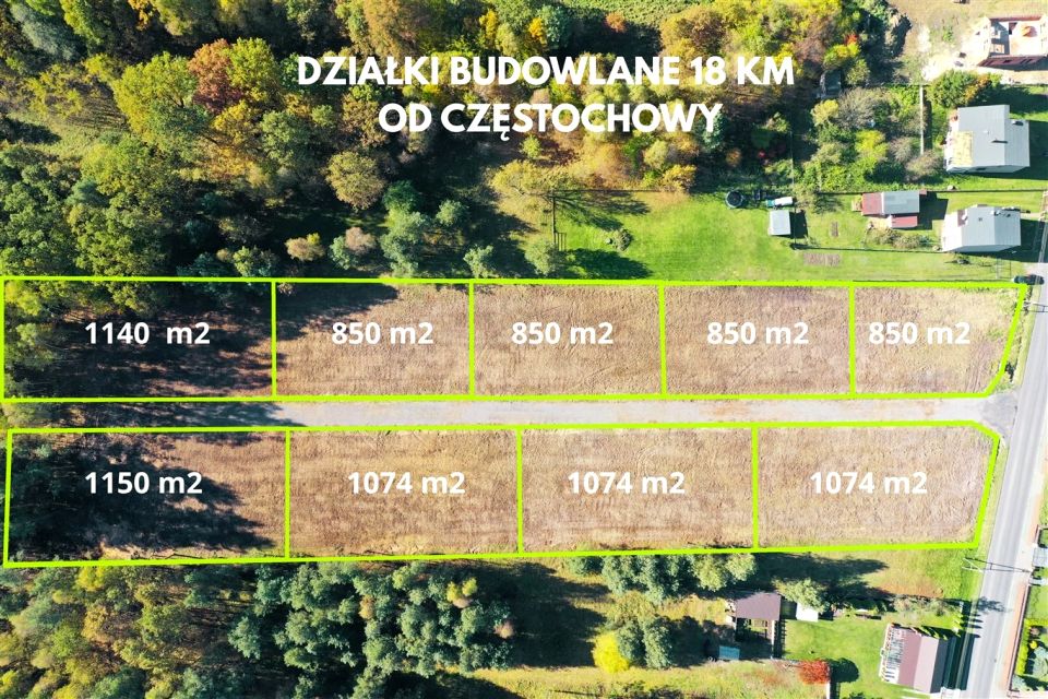 Działka budowlana Starcza