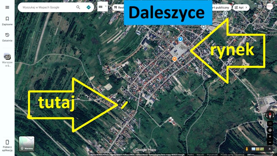 Działka budowlana Daleszyce