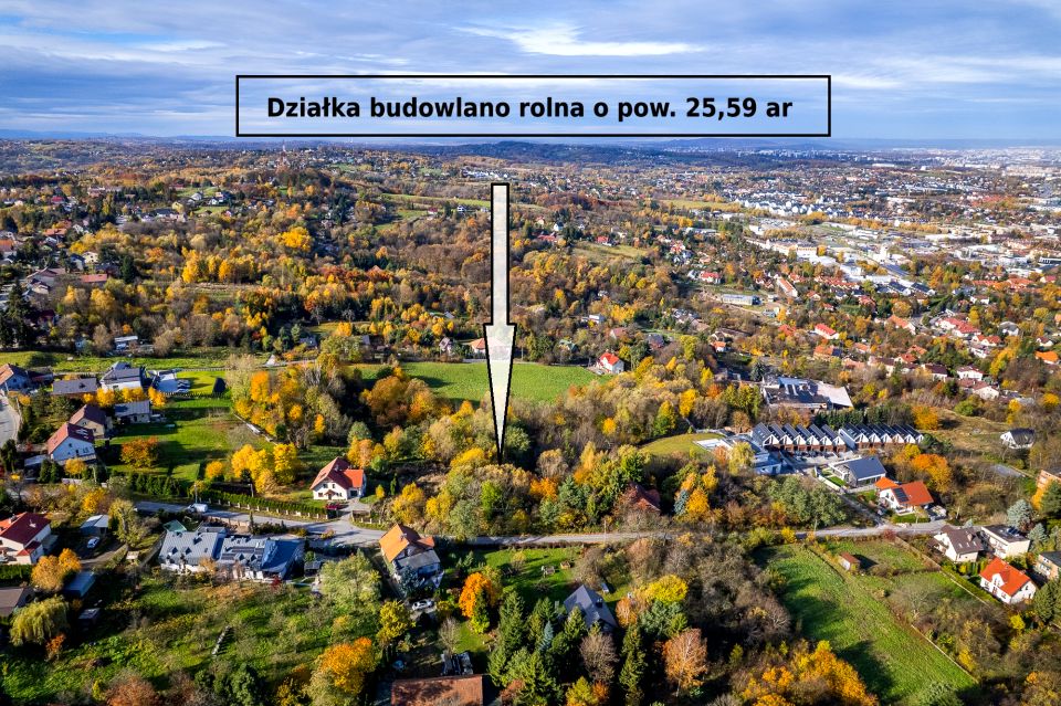 Działka budowlano-rolna Wieliczka