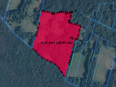 Pusta działka Kosyń