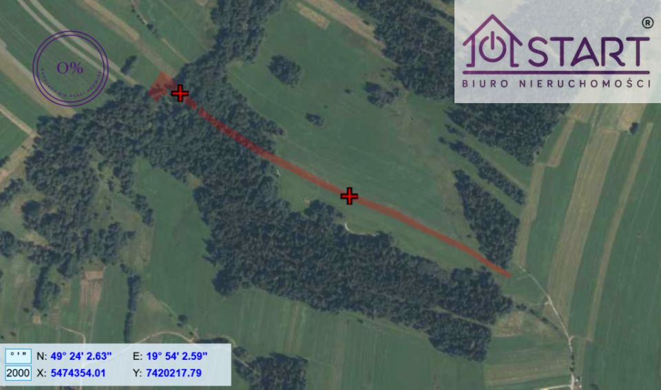 Działka rolna Stare Bystre sprzedam