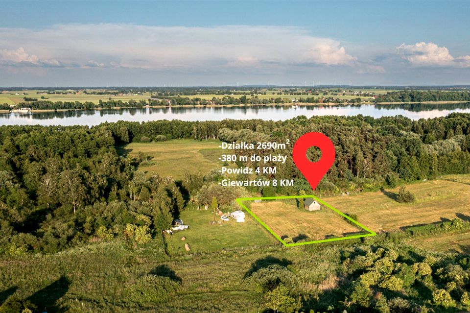 Działka rekreacyjna Polanowo