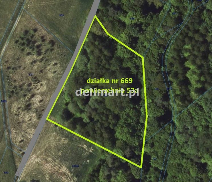 Działka rolna Wydrna